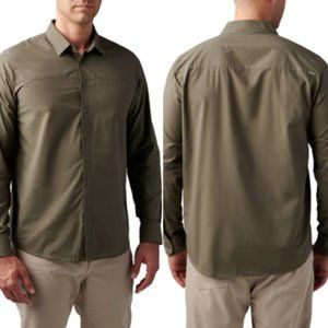 5.11 Tactical Igor Solid Long Sleeve Shirt - Ranger Green - XL